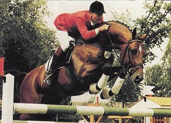 1995 Collect-A-Card Equestrian #180 Soren Knudsen / Lucky Light Front